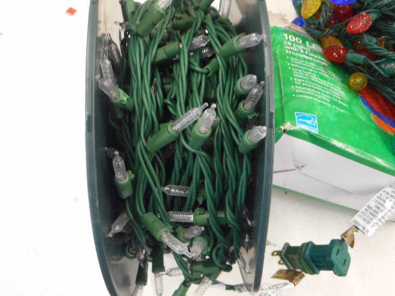 2 SETS OF ECOSMART LED CHRISTMAS LIGHTS