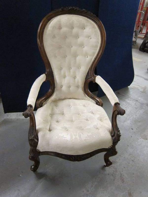 Ornate High-back Chair