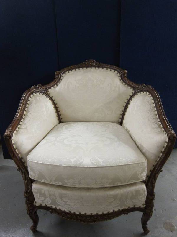 Ornate Wide-back Chair