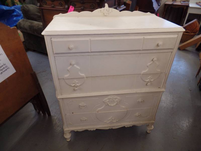 Painted Wood Dresser