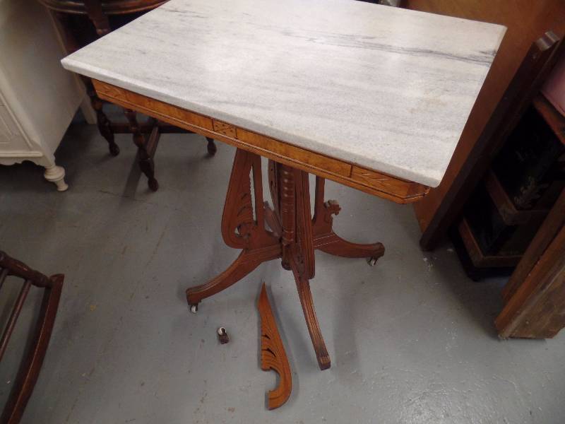 Marble-Top Table