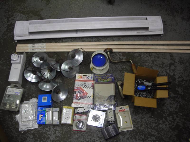 Baseboard Heater, Household Electrical Hardware, Vintage Hand Drill, Other