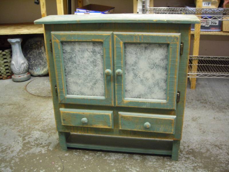 Rustic Wall Cabinet 30 x 30 x 8
