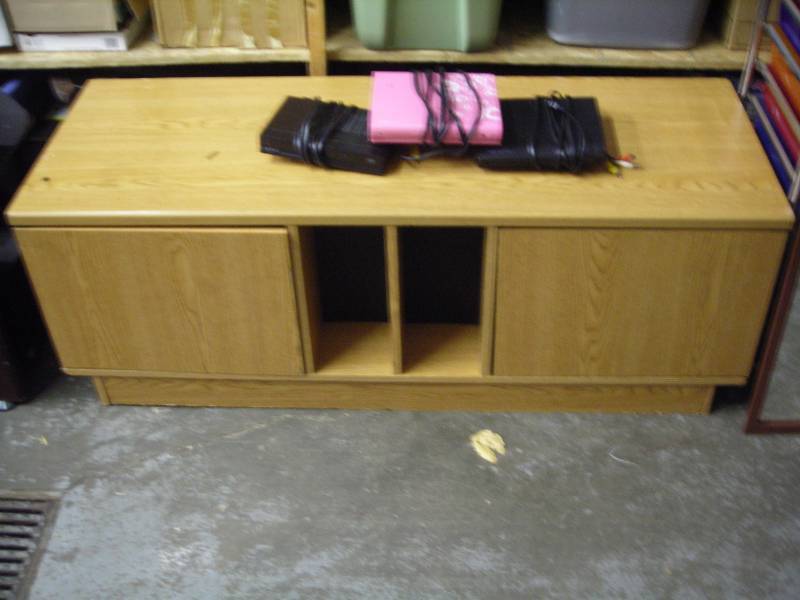 Wood Entertainment Center, 3-DVD Players