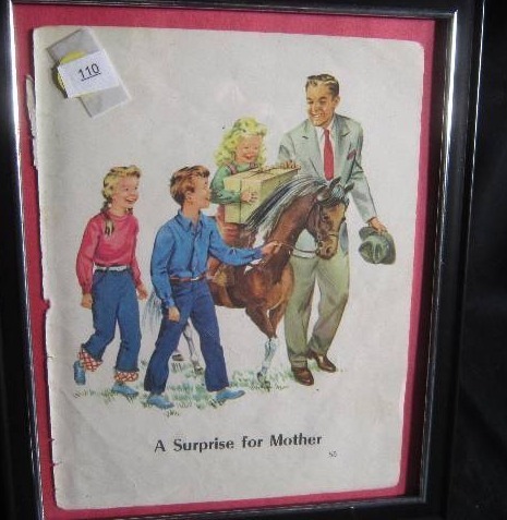 lot 110 image: Reader Picture - A Surprise for Mother