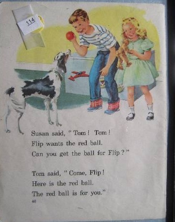 lot 114 image: Reader Picture - Susan, Tom and Flip