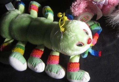 Stuffed Animals - Bunny, Webkins Dog, Very Collectible Green Catapillar Lots-A-Lots-Leggggggs