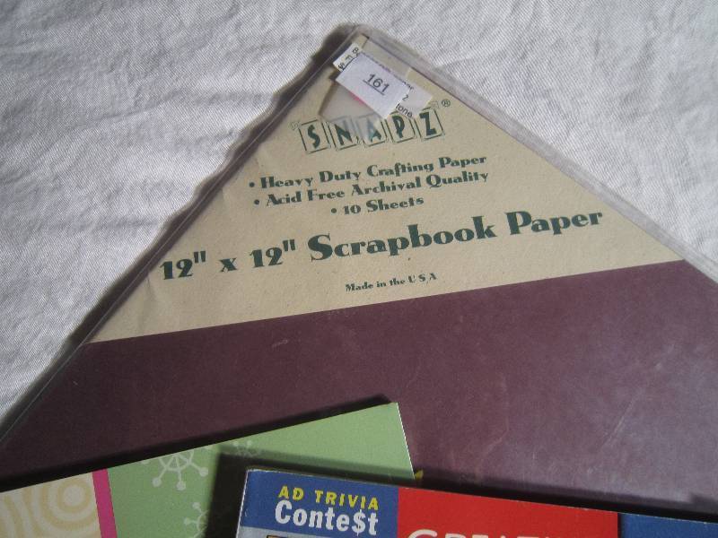NEW 12x12 Scrapbook Paper & 2 Keepsakes Scarpbook Magazines