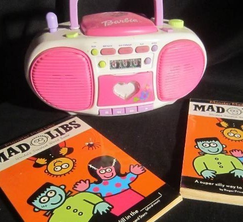 Barbie Boom Box and Mad Libs