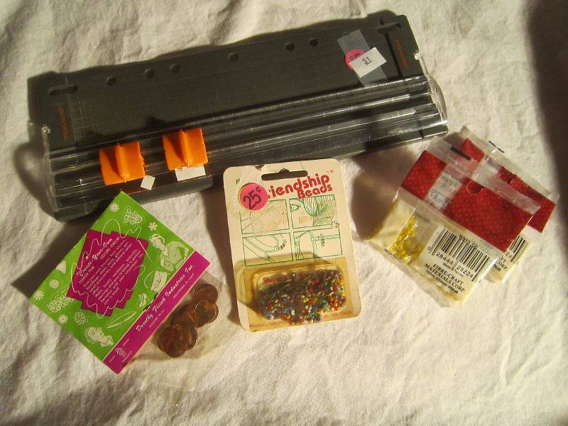 LOT - Fiskars Cutter Ruler, Stuff for Crafts