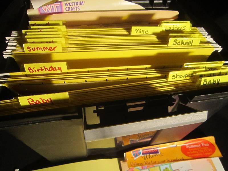 Organize your Creative Memories - Lot of Paper and Ideas