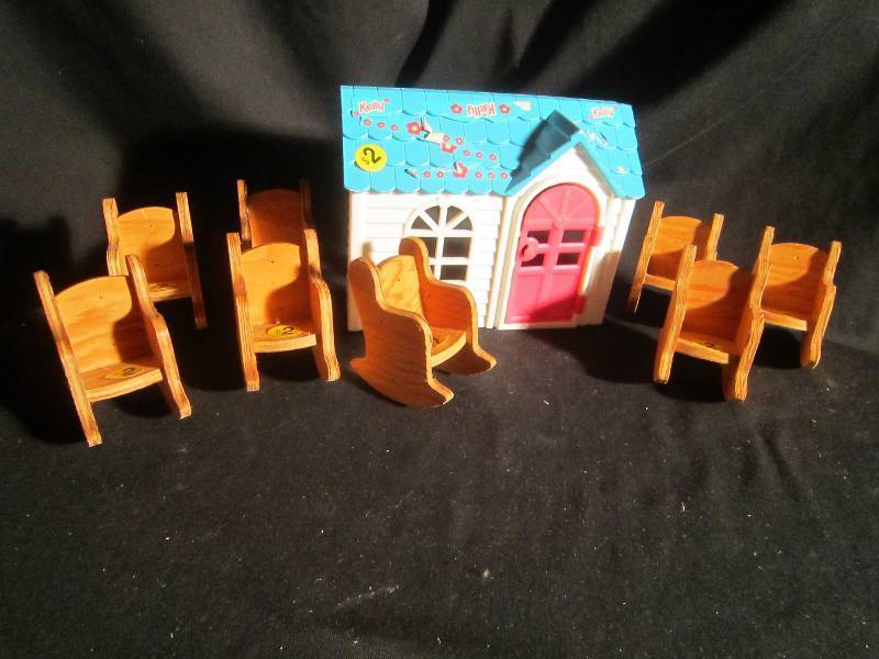 Hand made Doll Furniture and Kelly House part