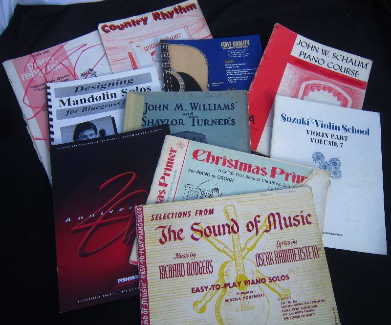 Lot of Sheet Music and Music Books
