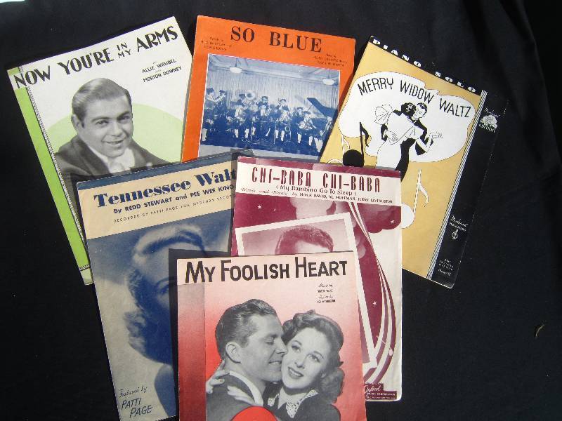 Lot of Sheet Music