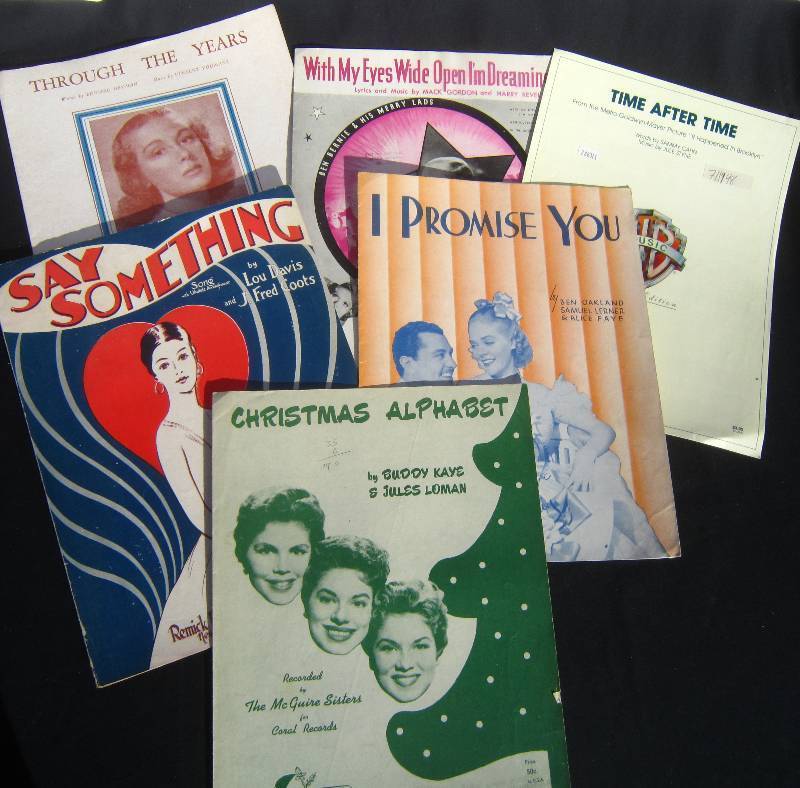 Lot of Sheet Music