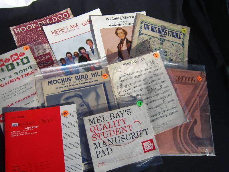 Lot of Sheet music and Music Books