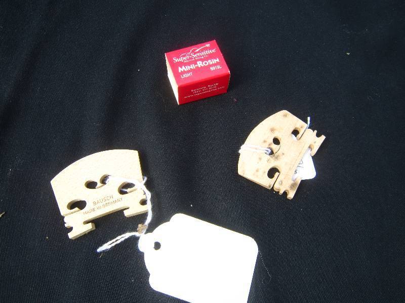 Violin Bridges & Rosin