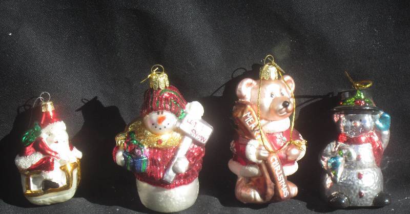 New Christmas Ornaments - Blown Glass