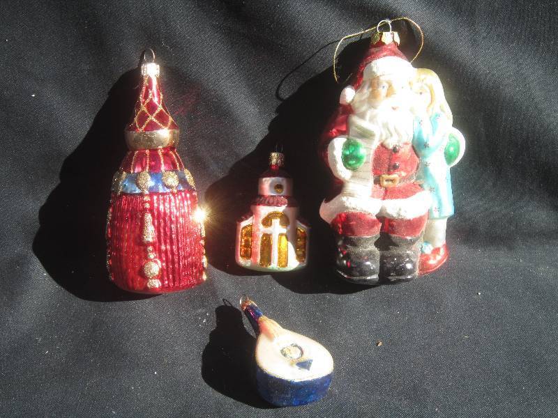 Blown Glass Christmas Ornaments