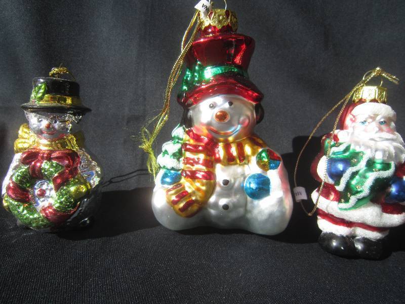 Christmas Ornaments - Blown Glass and Ceramic Ornaments