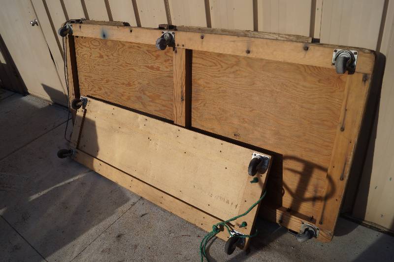Large Rolling Flatbed Carts
