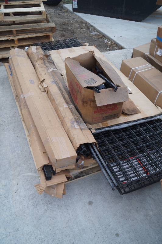 Metal shelving