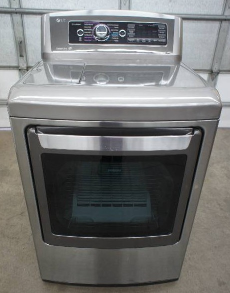 lot 8 image: LG Dryer - Model # (DLEX5680V)
