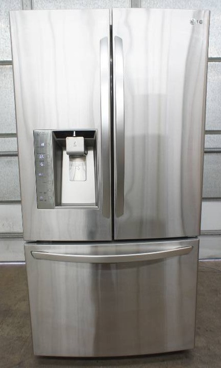 lot 3 image: LG Refrigerator - Model # (LFX33975ST)