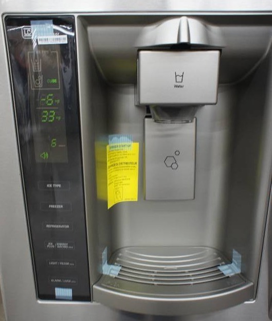lot 2 image: LG Refrigerator - Model # (LFX25974ST)