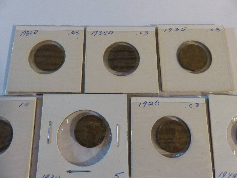 Lot of 10 Pennies