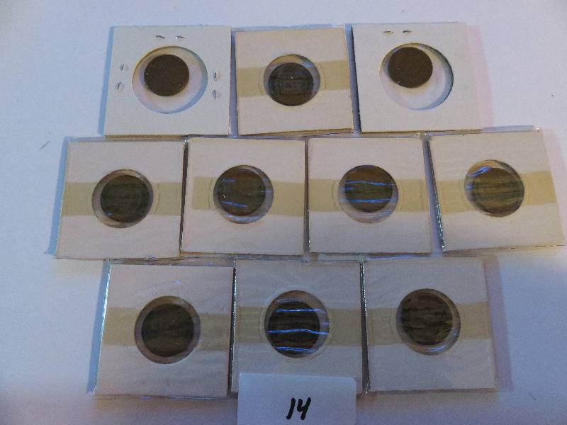Lot of 10 Pennies
