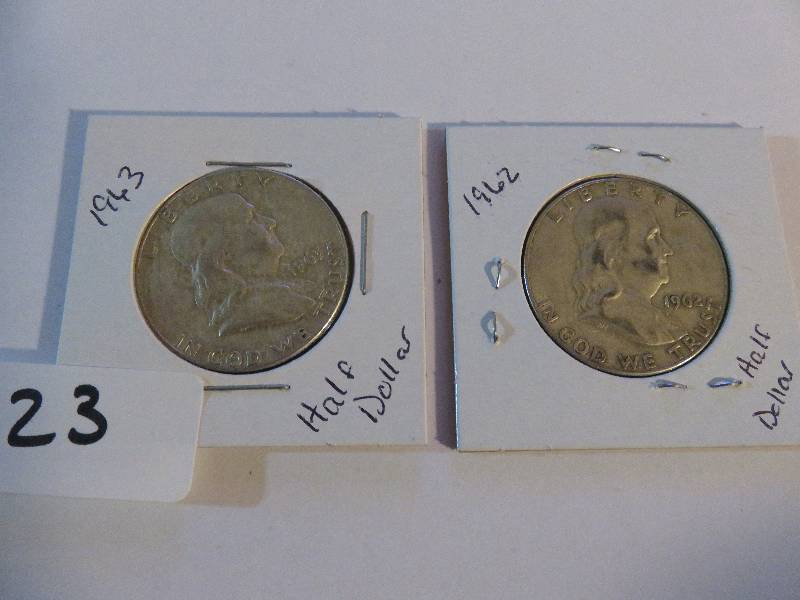 Lot of 2 Half Dollars