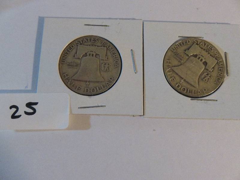 Lot of 2 Half Dollars