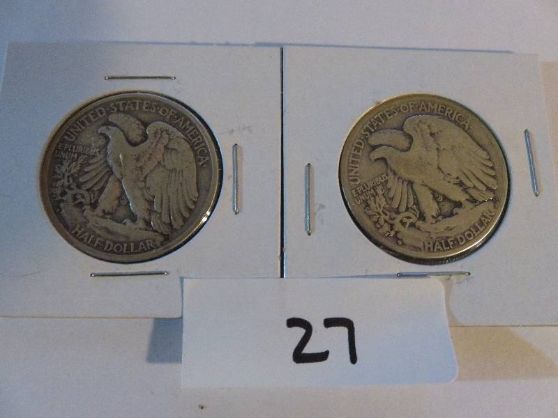 Lot of 2 Half Dollars