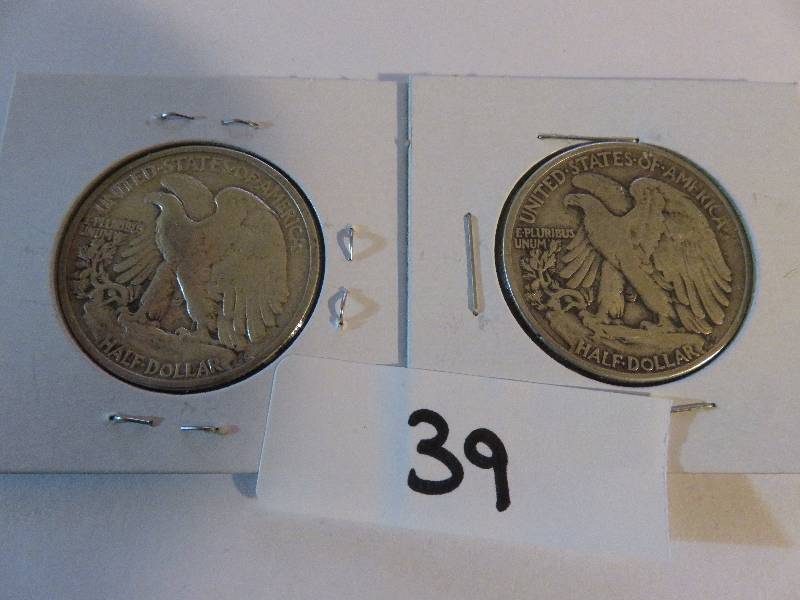 Lot of 2 Half Dollars