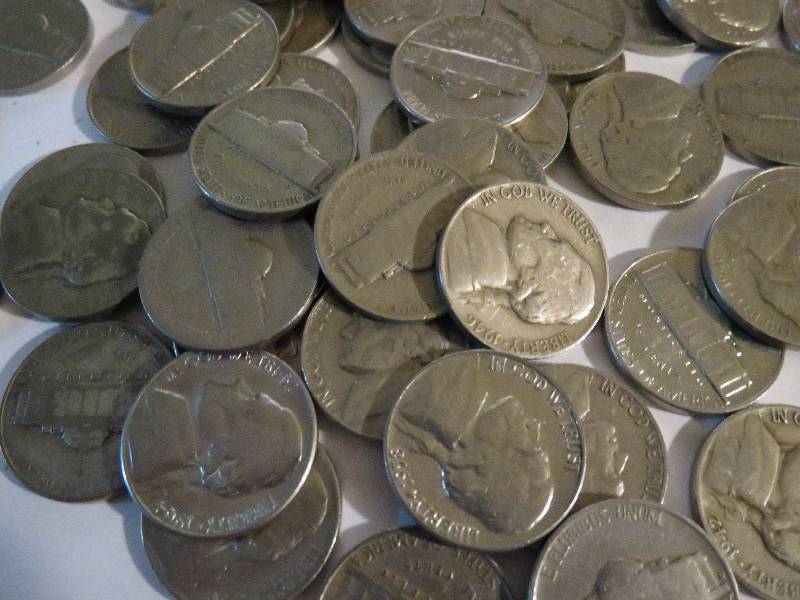 Lot of 55 Nickels