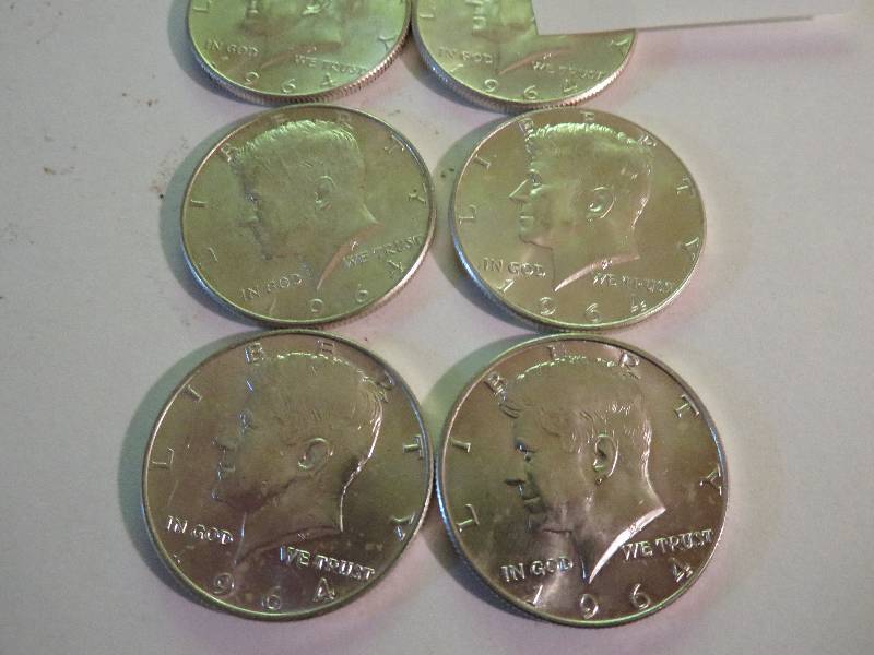 Lot of 8 Half Dollars
