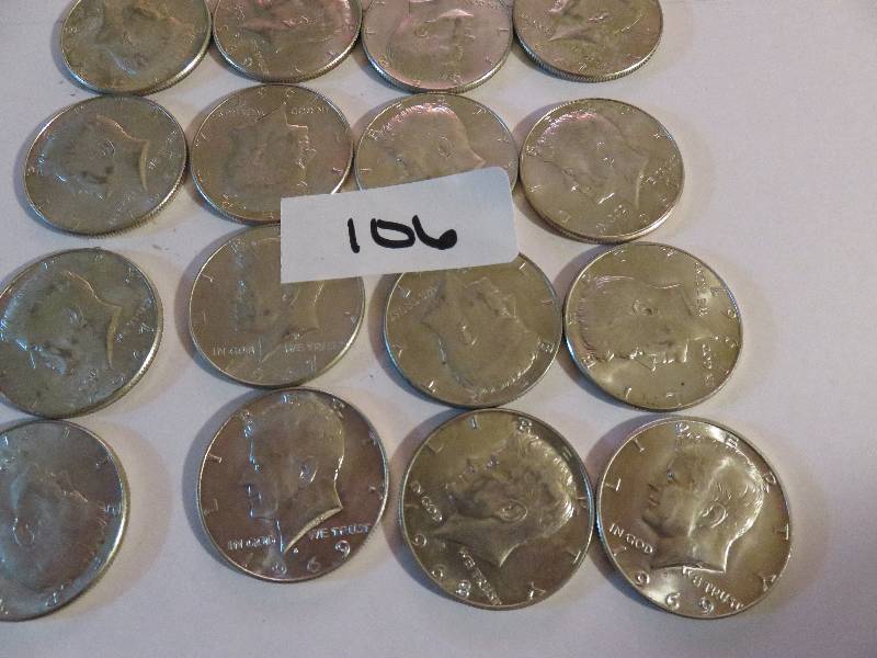 Lot of 20 Half Dollars
