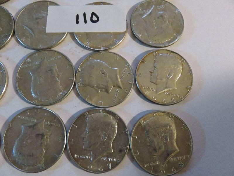 Lot of 20 Half Dollars