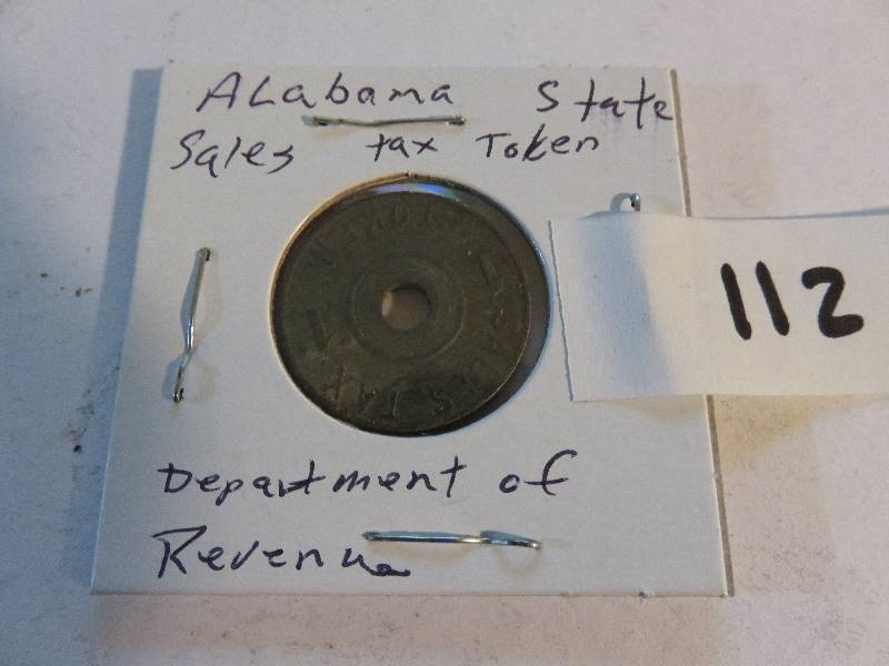 Alabama State Sales Tax Token