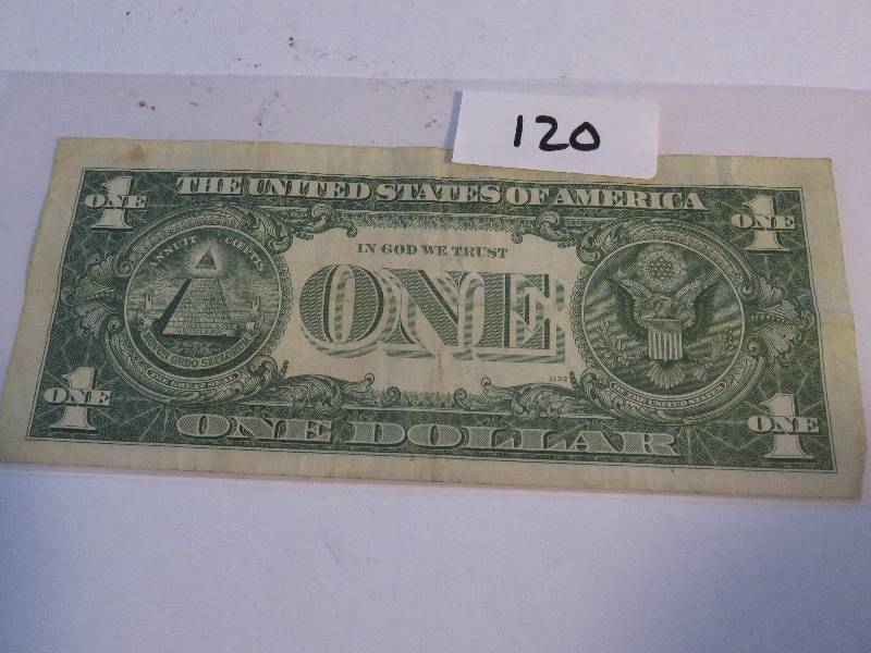 1 Dollar Bill, 1963 B