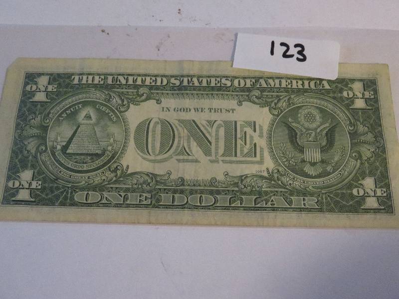 1 Dollar Bill, 1963 B