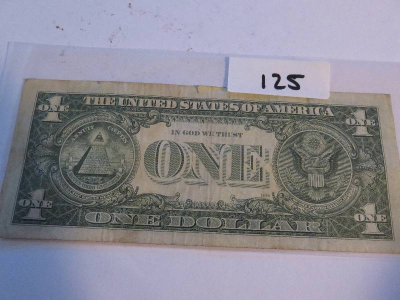 1 Dollar Bill, 1963 B