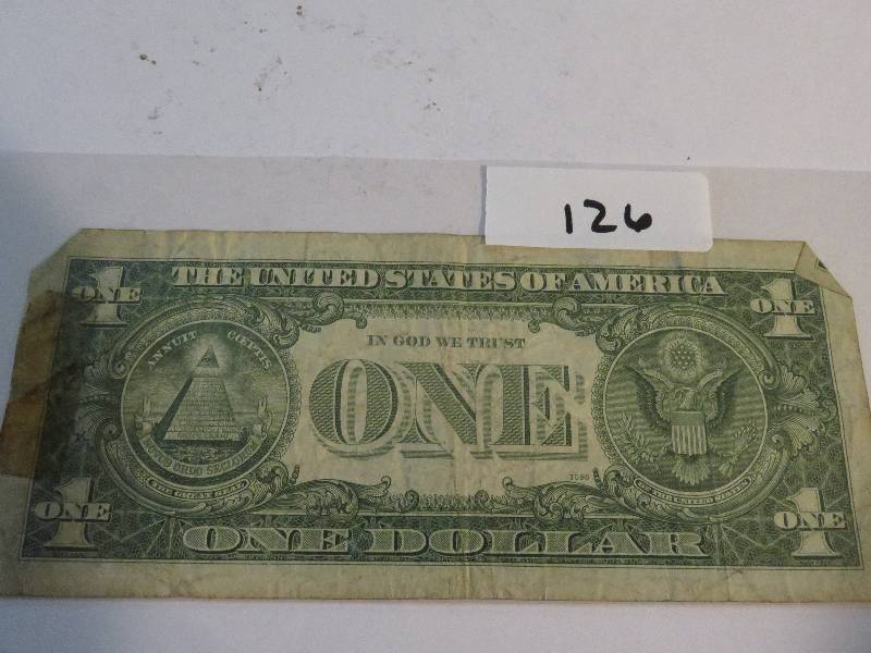 1 Dollar Bill, 1963 B