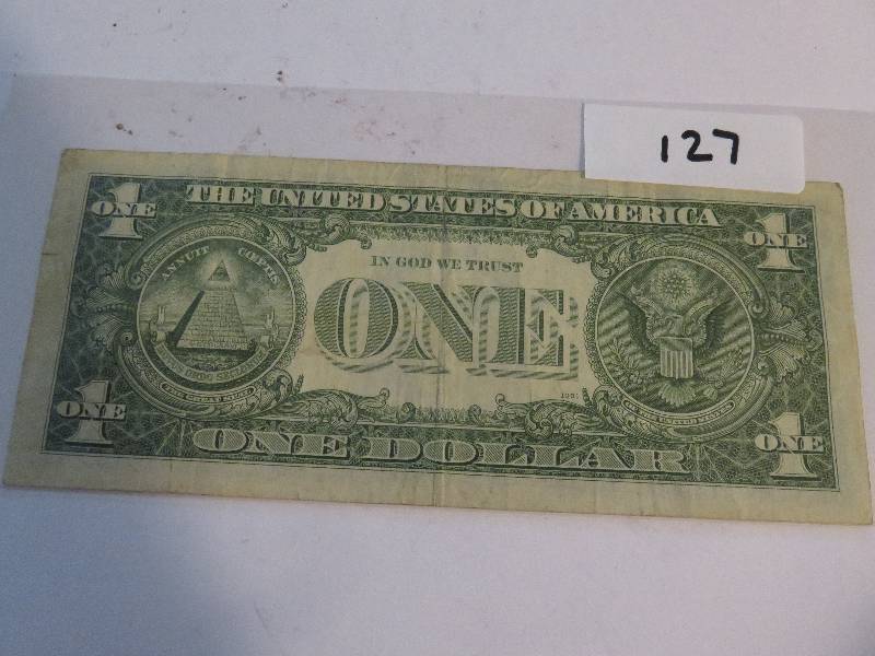 1 Dollar Bill, 1963 B