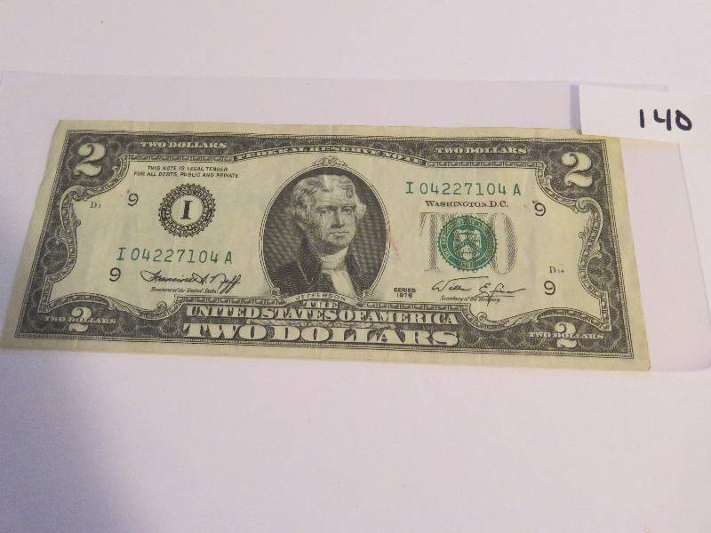 2 Dollar Bill, 1976