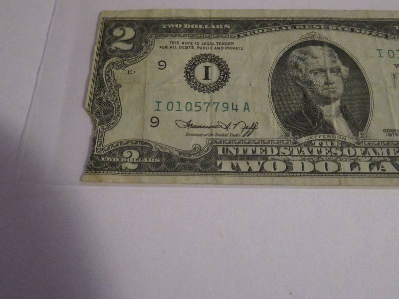 2 Dollar Bill, 1976