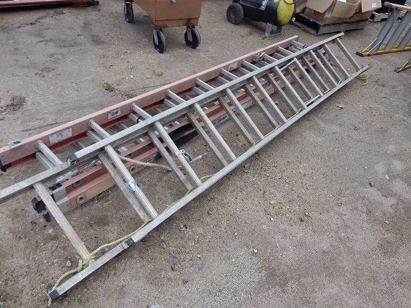 lot 170 image: 20 ft aluminum extension ladder