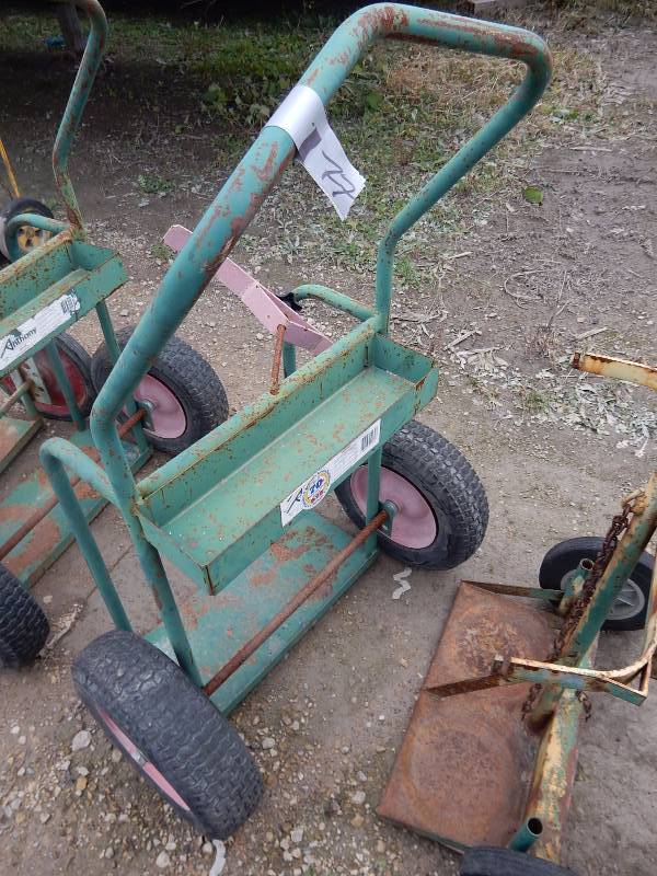 lot 177 image: 2 Tank upright cart
