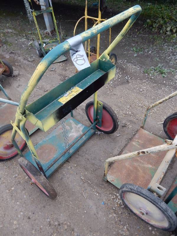 lot 180 image: 2 tank upright cart